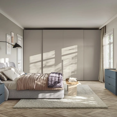 Letto con testiera Snug di Colombini Casa