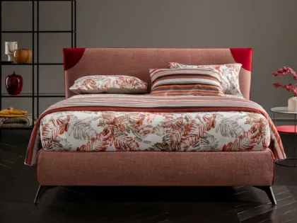 Letto in tessuto con testiera Soul Licony di Altrenotti
