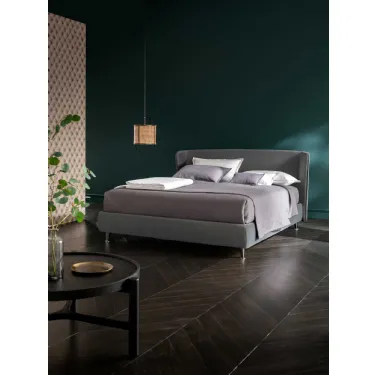 Letto in tessuto con testiera Soul Margarita di Altrenotti