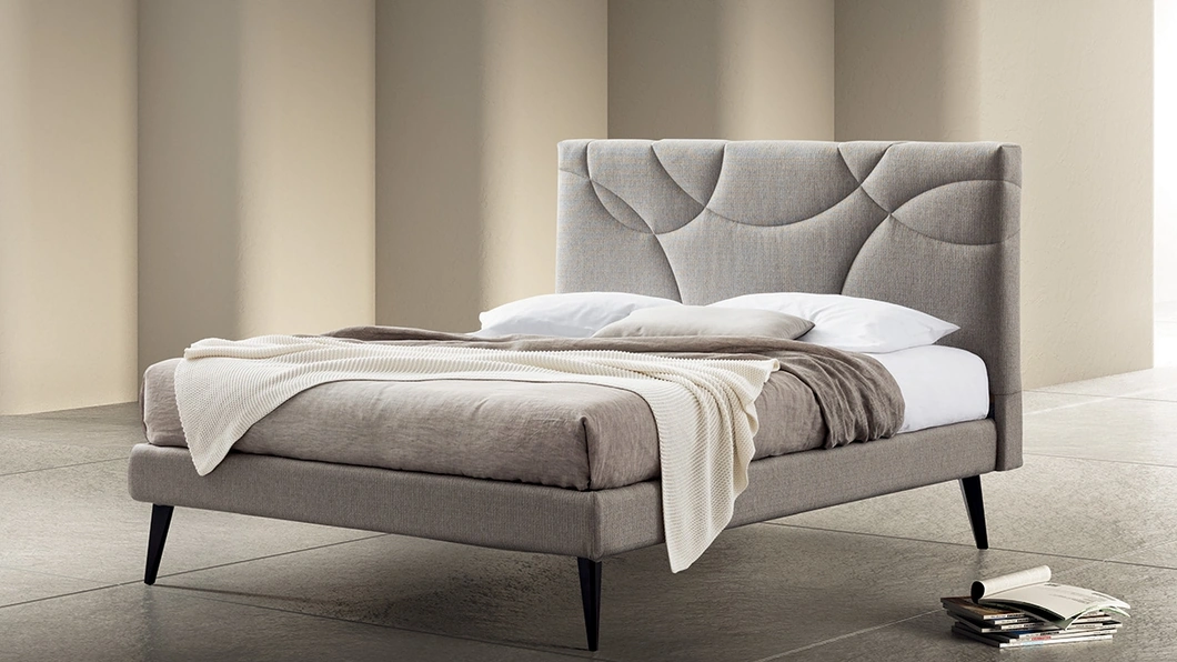 Letto matrimoniale in tessuto Monica di Stilfar Italia