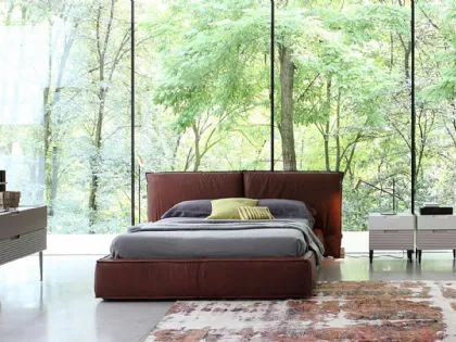 Letto imbottito Zero16 di Devina Nais