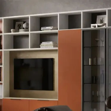 Libreria Kosmos KL211 di Moretti Compact Giorno Notte