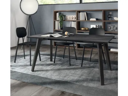 Libreria componibile Living Motus in laccato Grigio Vulcano di Scavolini