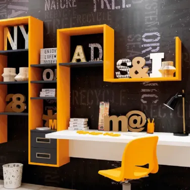 Libreria sospesa Outline MC014 di Moretti Compact