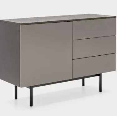 Madia in laccato opaco con top in nobilitato pietra piasentina Made CB6101 1 di Connubia