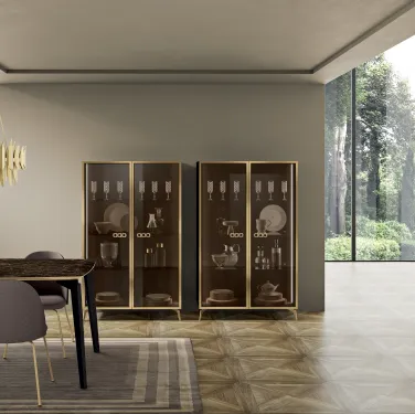 Madia Deluxe S35 Gold rivestita in pelle brown di Spar