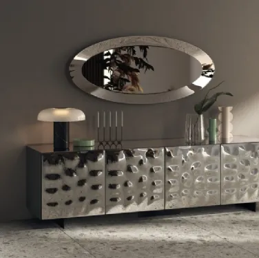 Madia Sideboard 02 in vetro specchiato Glow di Scavolini