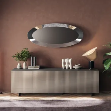 Madia Sideboard 07 in vetro dogato di Scavolini