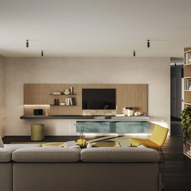 Parete Attrezzata Golf Contract A01 di Colombini Casa