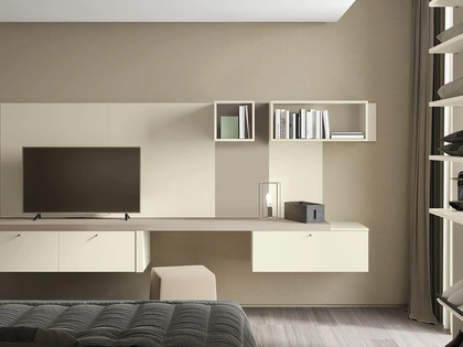 Parete Attrezzata Golf Contract H03 di Colombini Casa