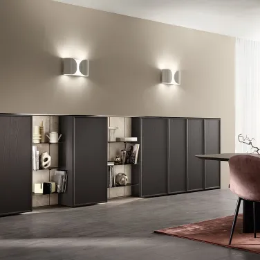Parete Attrezzata Living Poetica 03 di Scavolini