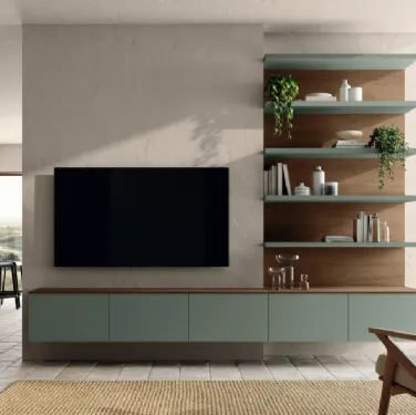 Parete Attrezzata Moda Living 03 di Scavolini