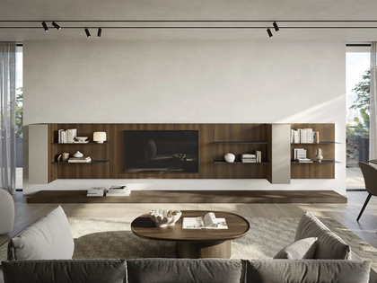 Parete Attrezzata Night & Day L02NS di Colombini Casa