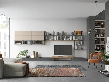 Parete Attrezzata Night & Day L20 di Colombini Casa