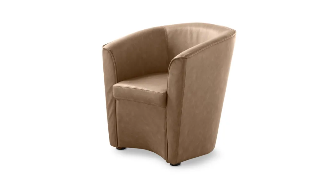 Poltroncina Clarissa in ecopelle di Stilfar Italia