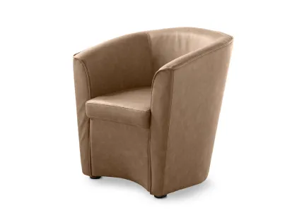 Poltroncina Clarissa in ecopelle di Stilfar Italia