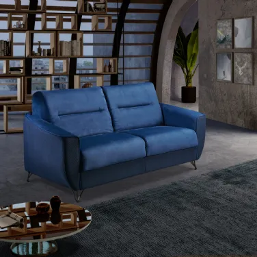 Divano Letto lineare in tessuto imbottito Malibù de Il Benessere