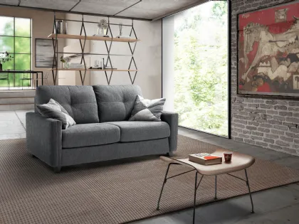 Divano Letto lineare in tessuto imbottito Salento de Il Benessere