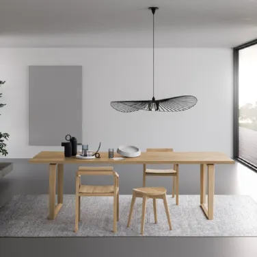Tavolo Double in Rovere massello di Devina Nais