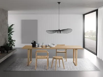 Tavolo Double in Rovere massello di Devina Nais