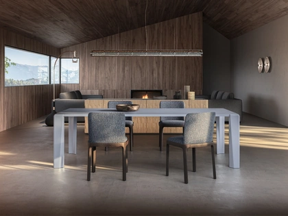 Tavolo Enea up Laccato di Pianca