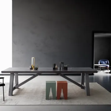 Tavolo Master in legno massello di Rovere di Devina Nais