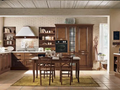 Cucina Classica angolare in legno Armonia 02 di Colombini Casa Artec