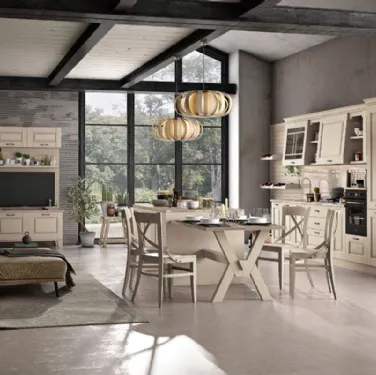 Cucina Classica con isola Bilbao 02 di Spar