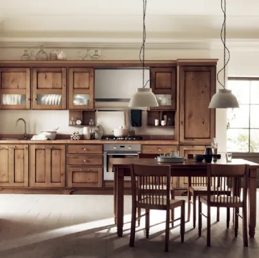 Cucina Classica Favilla in Rovere Nodato di Scavolini