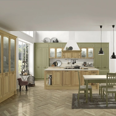 Cucina Classica con isola Mida 08 di Colombini Casa Artec