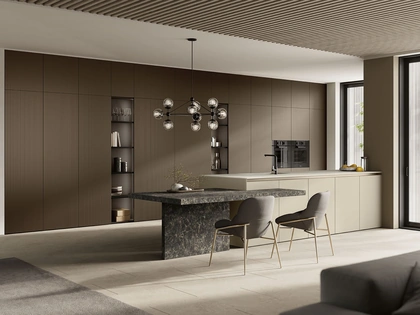 Cucina Moderna con penisola Angolo 37 05 di Colombini Kitchen