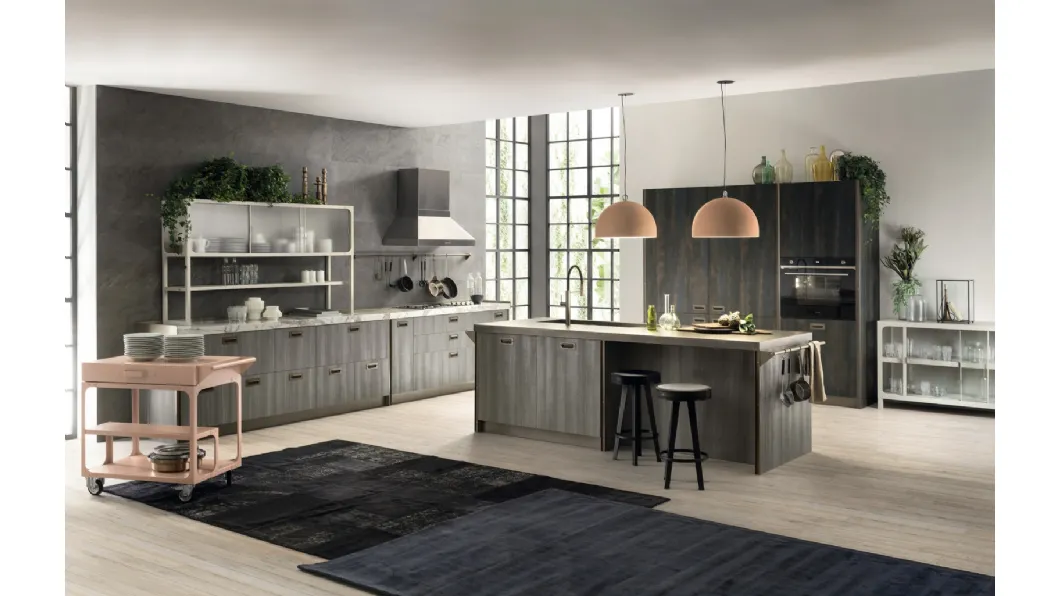 Cucina Moderna Diesel get Together Materic Soul di Scavolini