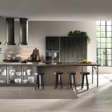 Cucina Moderna Diesel get Together Soft Industrial Style di Scavolini