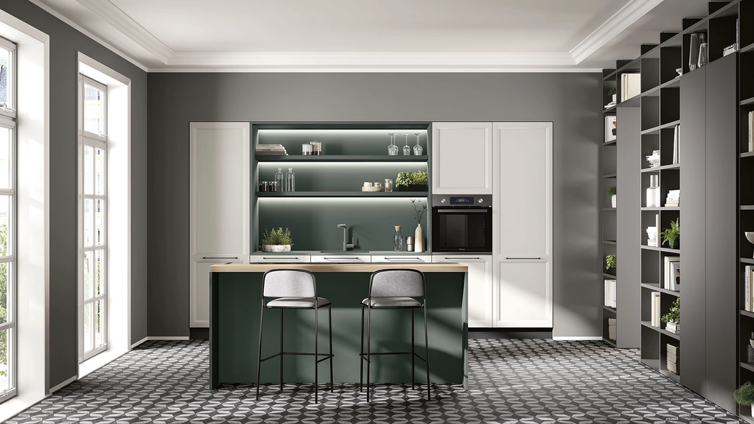 Cucina Moderna con isola Futura 16 di Colombini Casa Artec