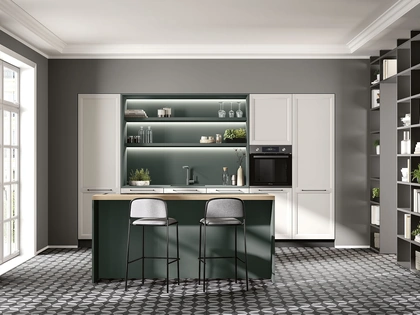 Cucina Moderna con isola Futura 16 di Colombini Casa Artec