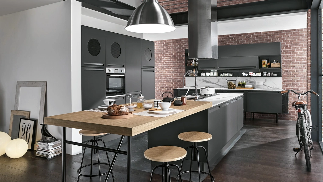 Cucina Moderna con isola Isla 01 di Colombini Casa Artec