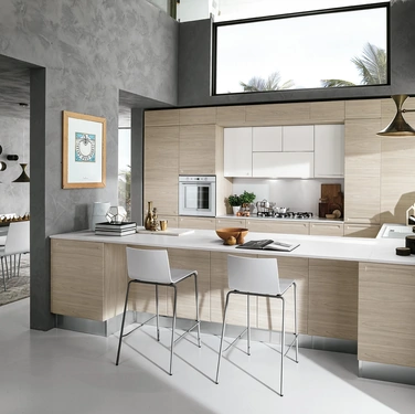 Cucina Moderna ad angolo Isla 03 di Colombini Casa Artec