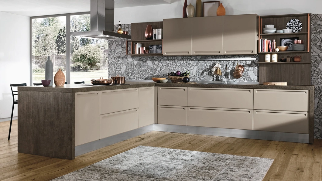 Cucina Moderna con penisola Isla 04 di Colombini Casa Artec