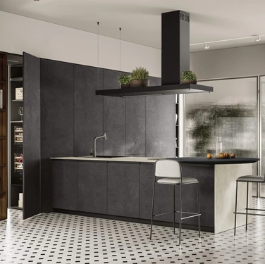 Cucina Moderna con penisola Linea 03 di Colombini Casa Artec