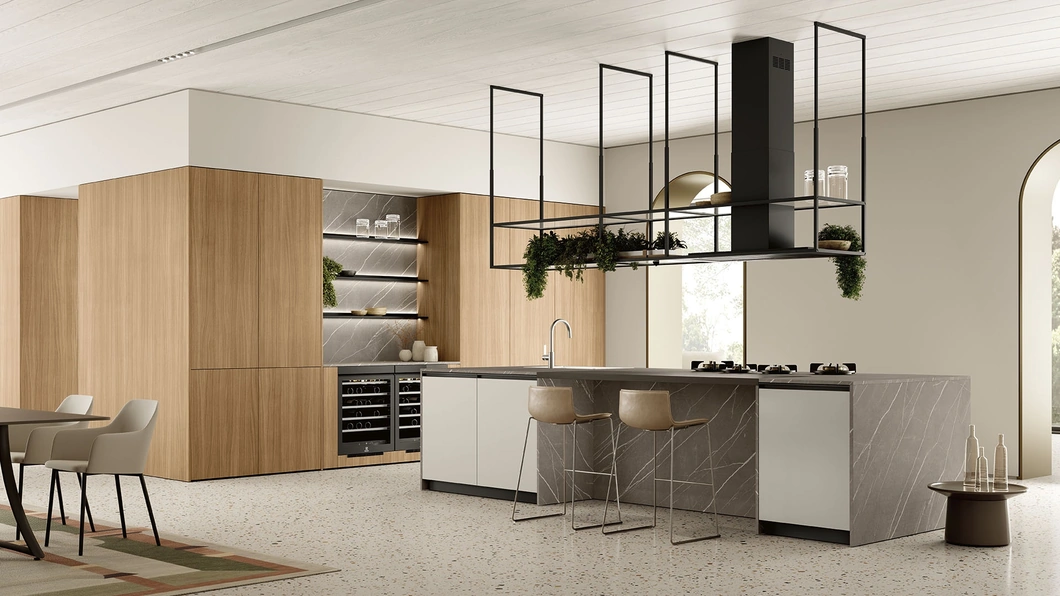 Cucina Moderna con isola Linea 09 di Colombini Casa Artec