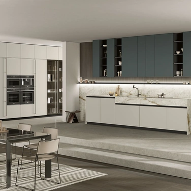 Cucina Moderna ad angolo Lungomare 01 di Colombini Kitchen