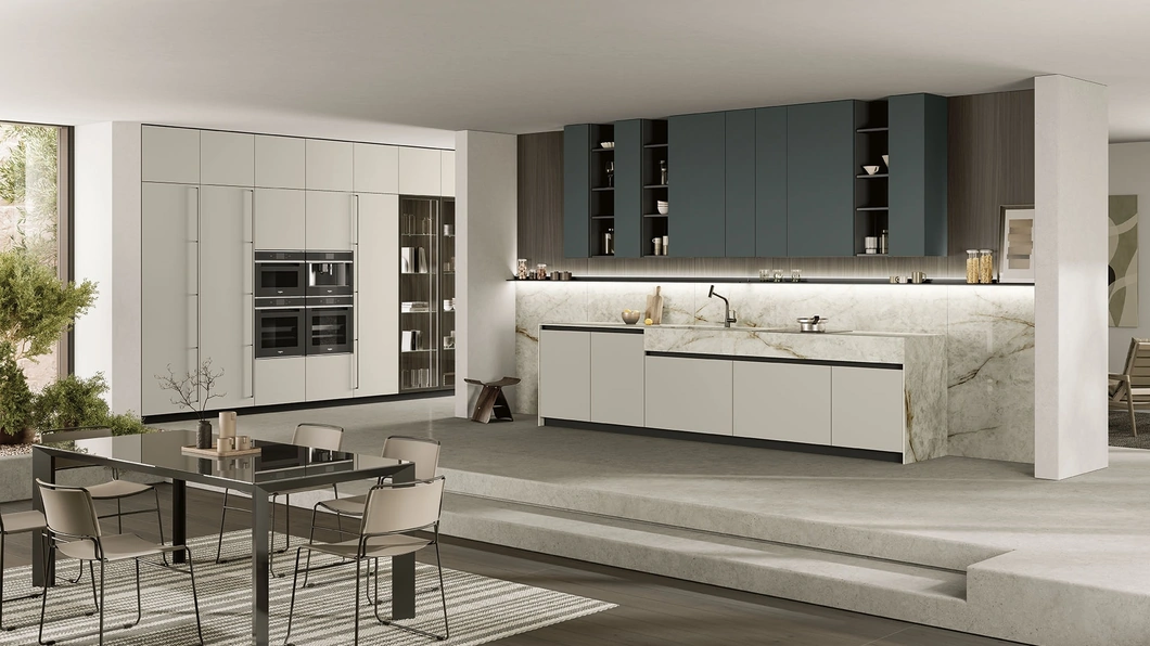 Cucina Moderna ad angolo Lungomare 01 di Colombini Kitchen