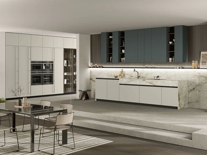 Cucina Moderna ad angolo Lungomare 01 di Colombini Kitchen