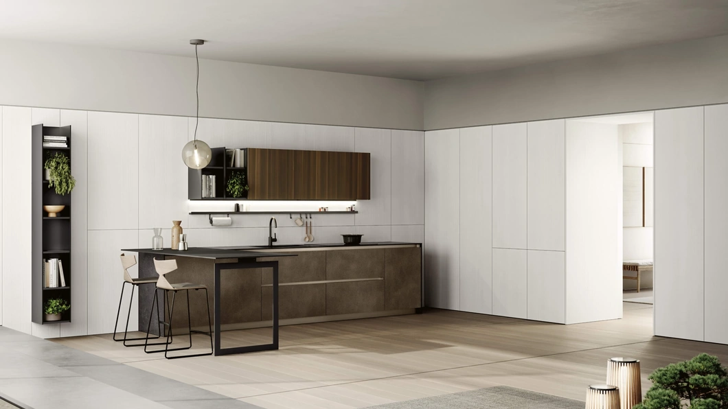 Cucina Moderna con penisola Lungomare 05 di Colombini Kitchen