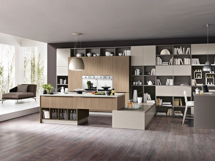 Cucina Moderna con penisola Miami 10 di Spar