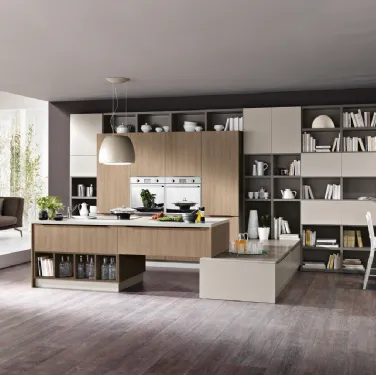 Cucina Moderna con isola Miami 10 di Spar