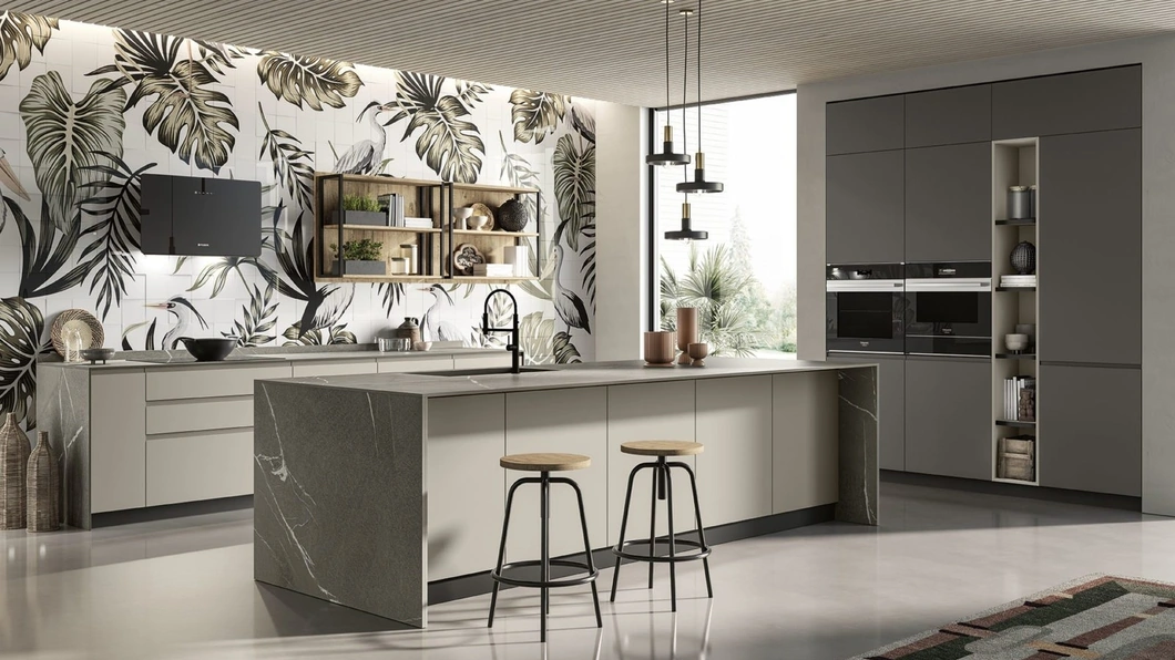 Cucina Moderna con isola Pura 01 di Colombini Kitchen