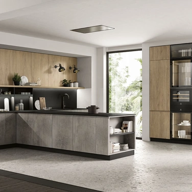 Cucina Moderna con penisola Pura 02 di Colombini Kitchen