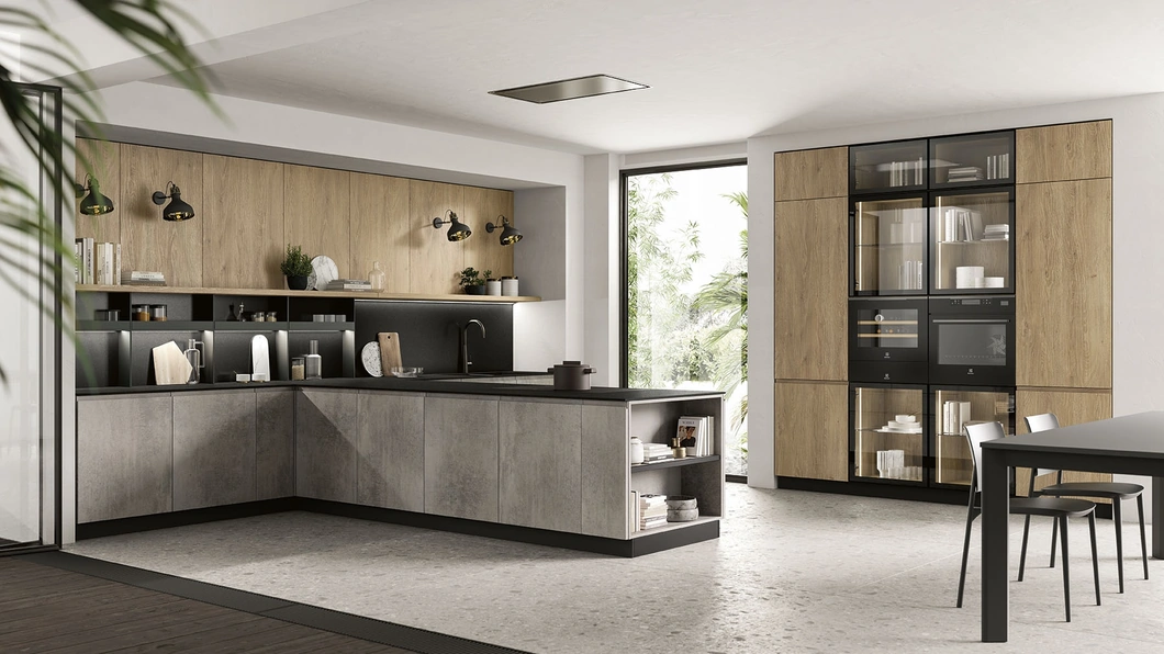 Cucina Moderna con penisola Pura 02 di Colombini Kitchen