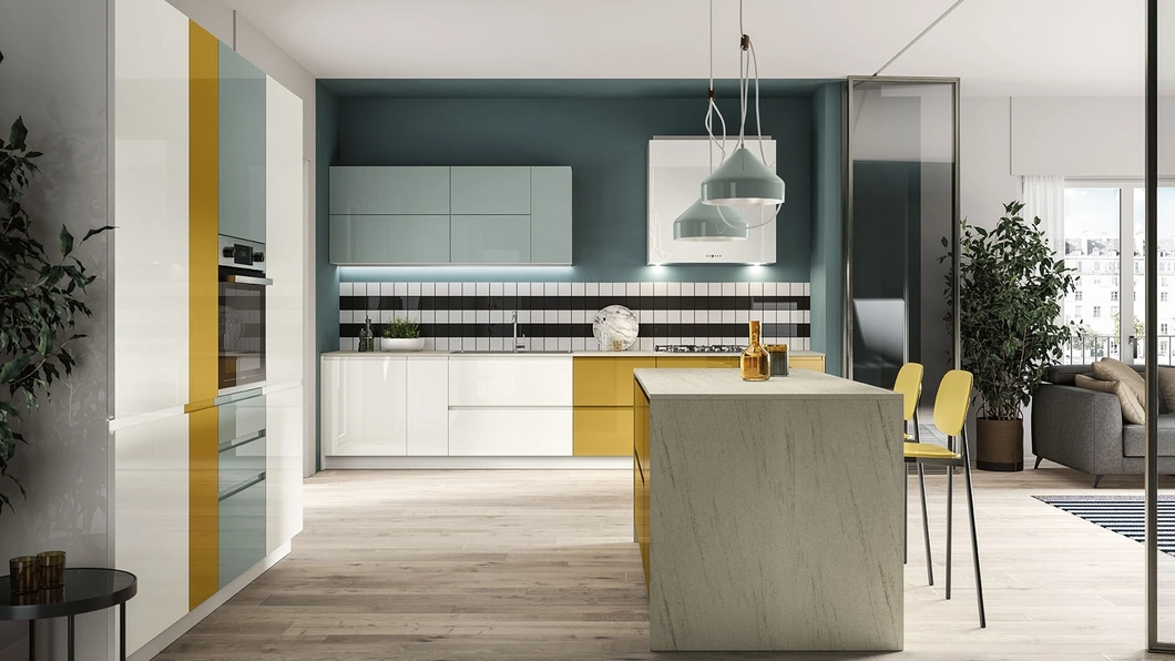 Cucina Moderna con isola Pura 03 di Colombini Kitchen